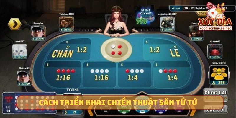 Cách triển khai chiến thuật săn tứ tử