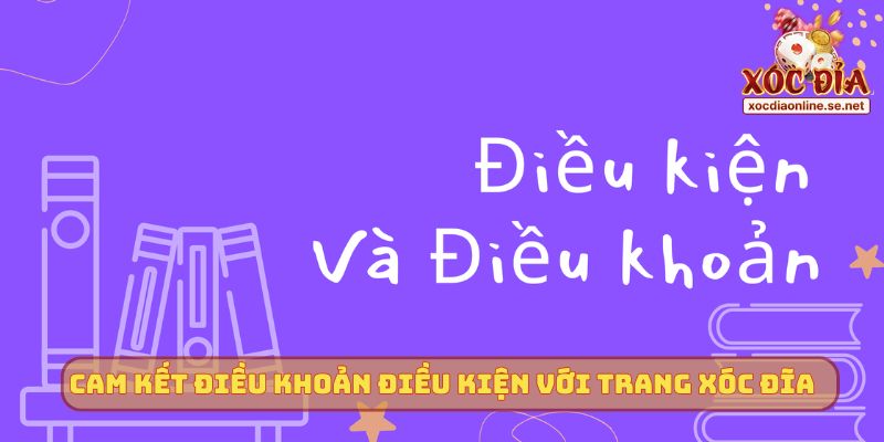 Cam kết điều khoản điều kiện với trang Xóc Đĩa