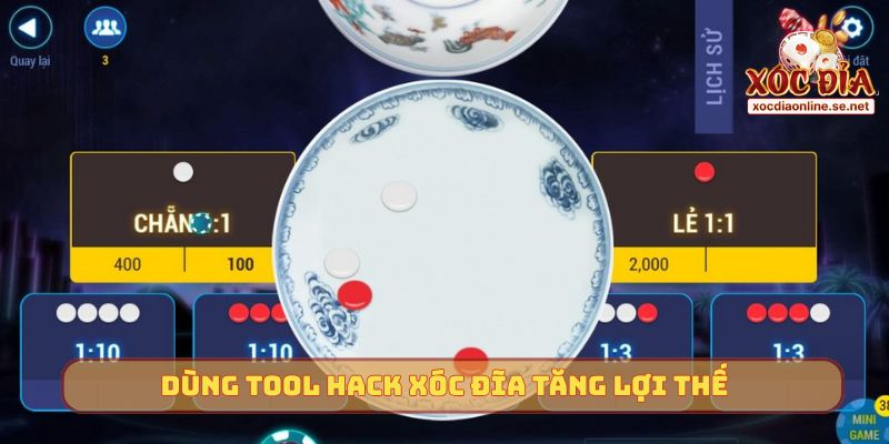 Dùng tool hack Xóc Đĩa tăng lợi thế