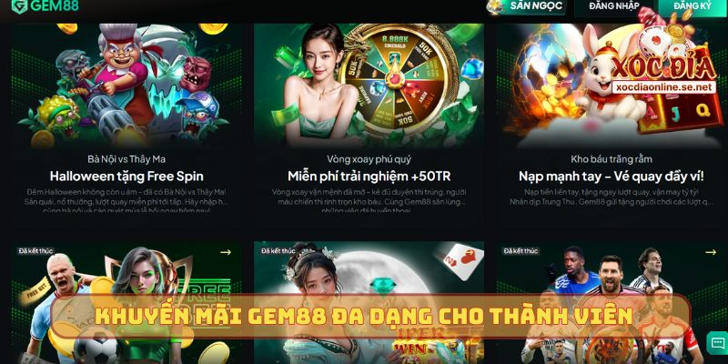 Khuyến mãi Gem88 hoàn trả 1%