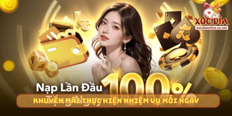 Khuyến mãi Manclub thực hiện nhiệm vụ mỗi ngày