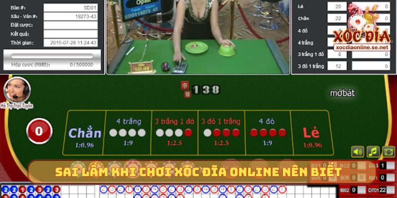 Sai lầm khi chơi Xóc Đĩa Online nên biết