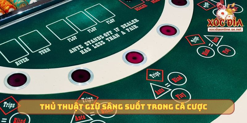 Thủ thuật giữ sáng suốt trong cá cược