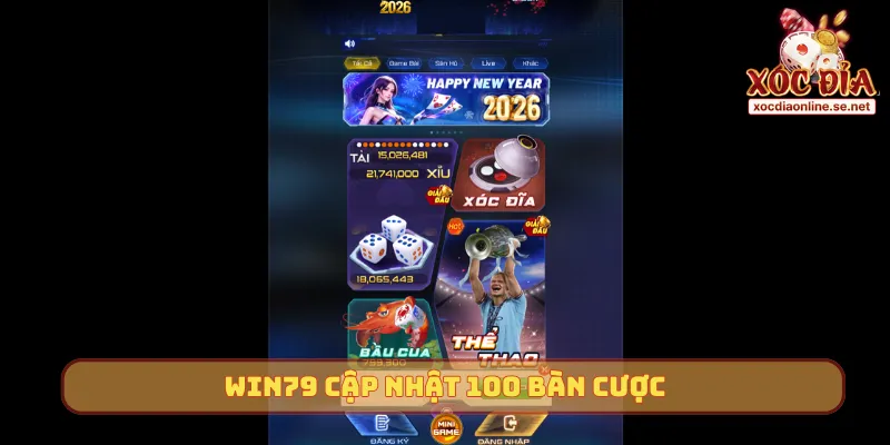 Win79 cập nhật 100 bàn cược